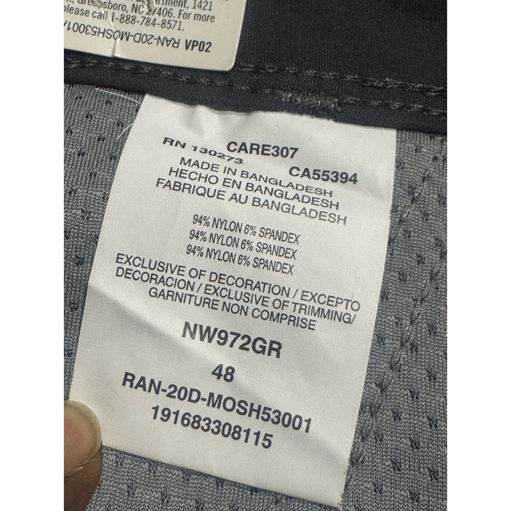 Wrangler Mens Hiker Shorts Gray Flex Waist UPF 30 Stretch Cargo NW972GR Size 48 - Picture 4 of 9